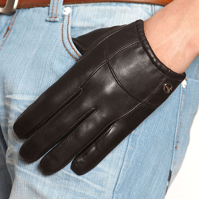 Men's leather gloves