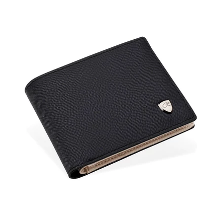 2021 student youth short cross pattern Korean fashion multi-card position wallet new men's wallet purse