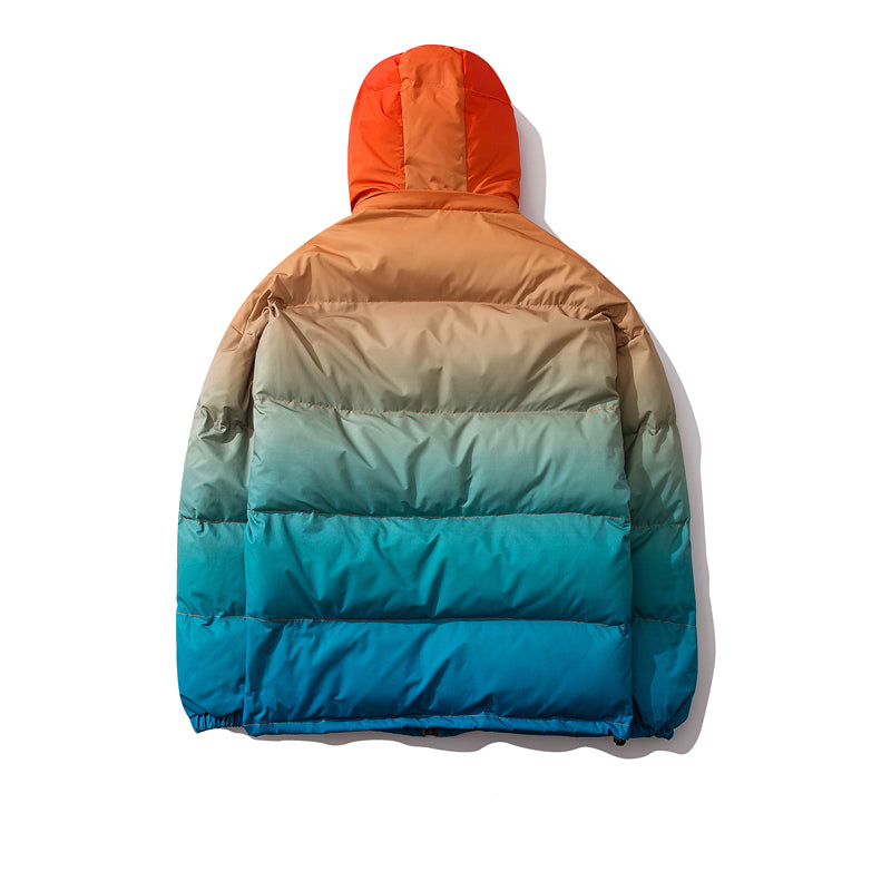 Color changing hooded coat