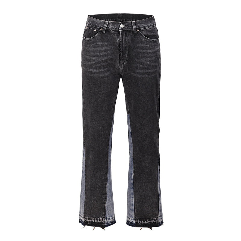 Men's Autumn And Winter Straight Loose Jeans