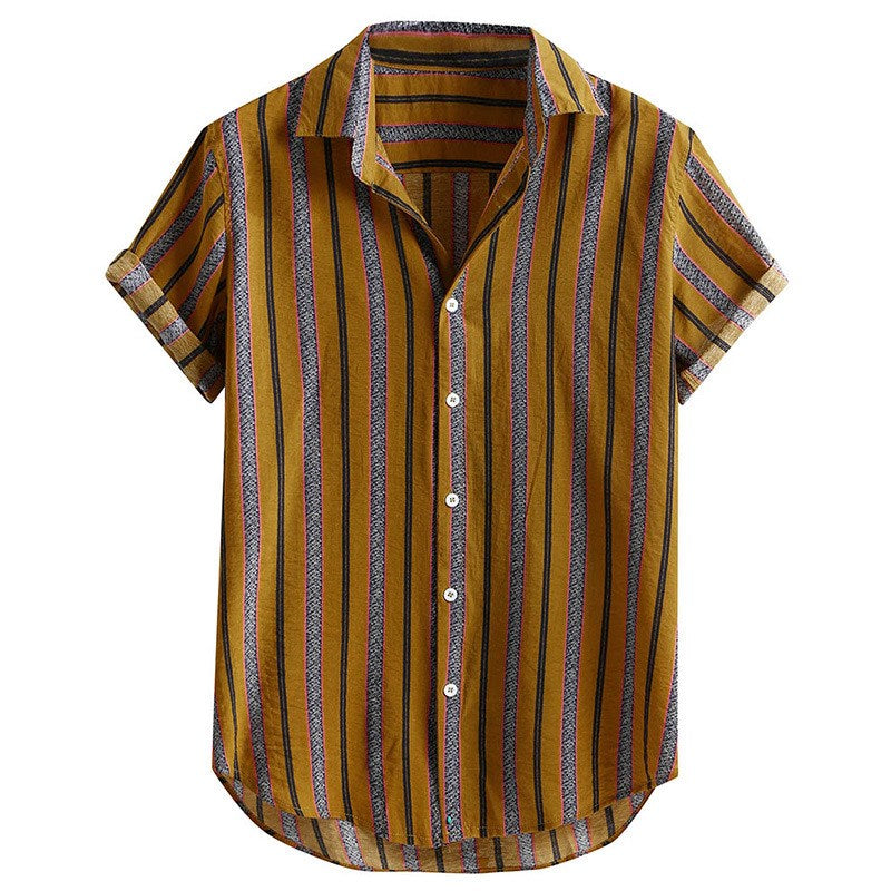 Men's Casual Thin Short-sleeved Shirt