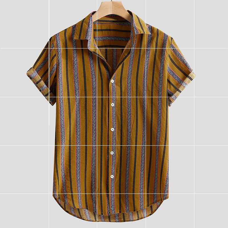 Men's Casual Thin Short-sleeved Shirt