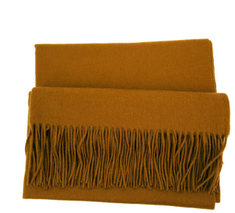 Men's cashmere scarf virgin woollen popular wild solid color warm thick scarf monochrome shawl