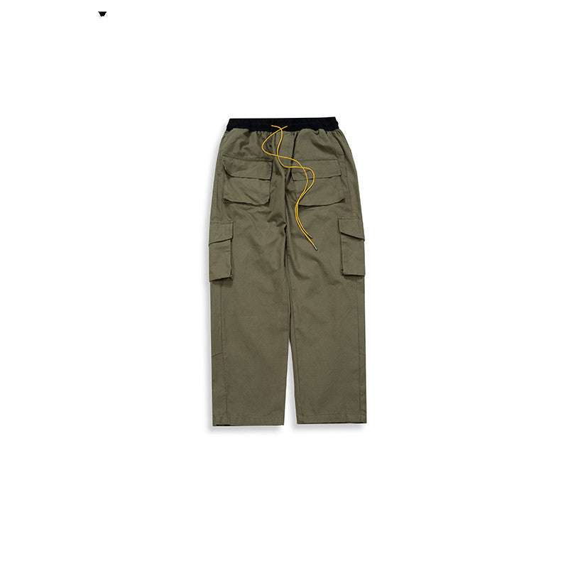 Multi-pocket camouflage trousers