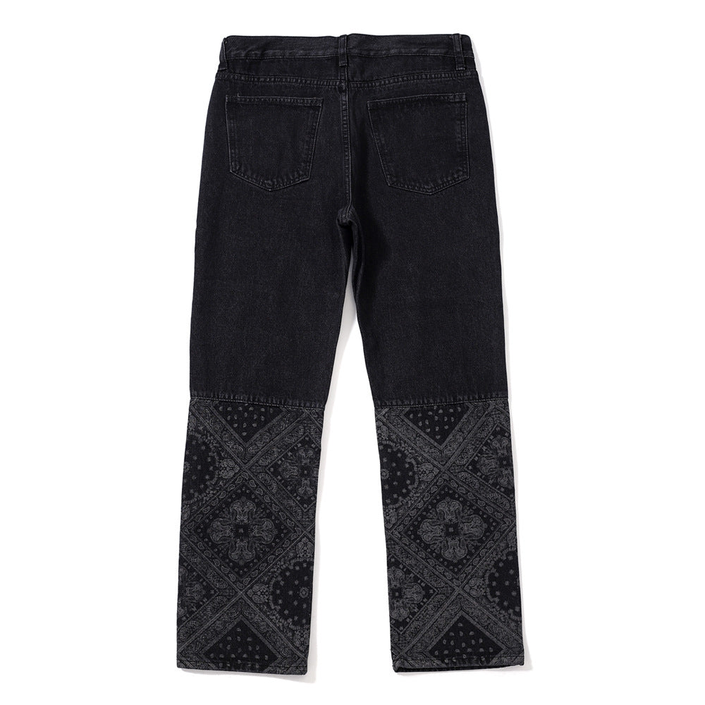 Straight Trousers Ins High Street Fashion Brand Casual Wide-leg Pants