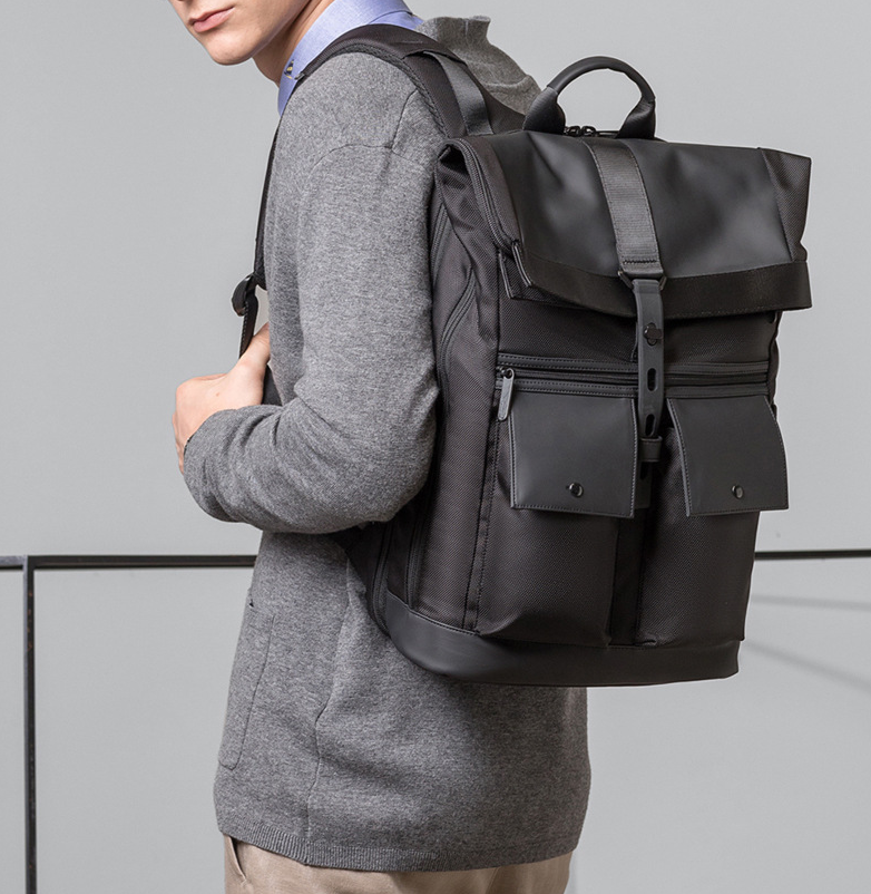 Oxford cloth men's backpack.