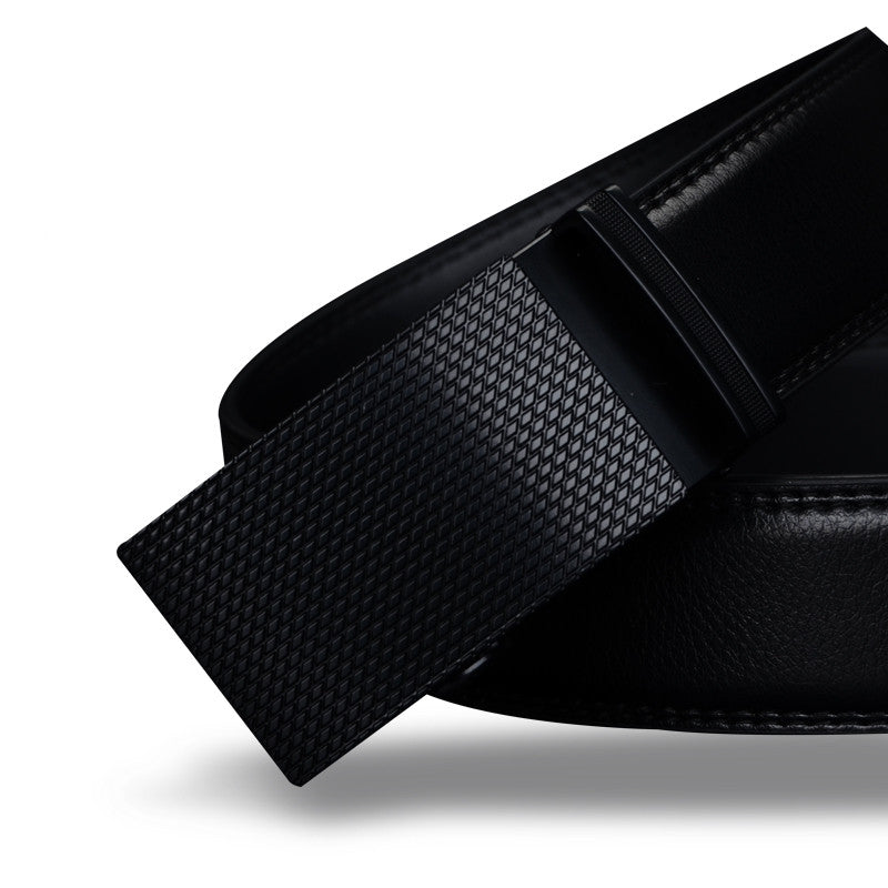 Men's business leather belt