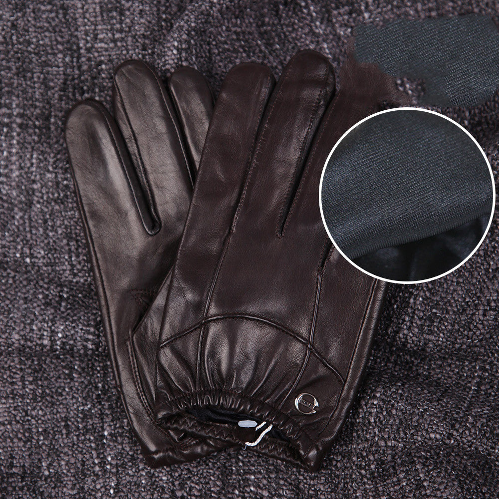 Men's leather gloves