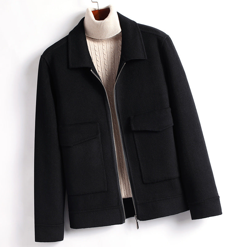 Lapel Padded Double-sided Coat