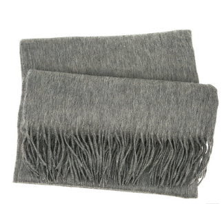 Men's cashmere scarf virgin woollen popular wild solid color warm thick scarf monochrome shawl