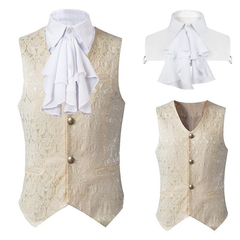 Men's Medieval Clothing Retro Short Vest