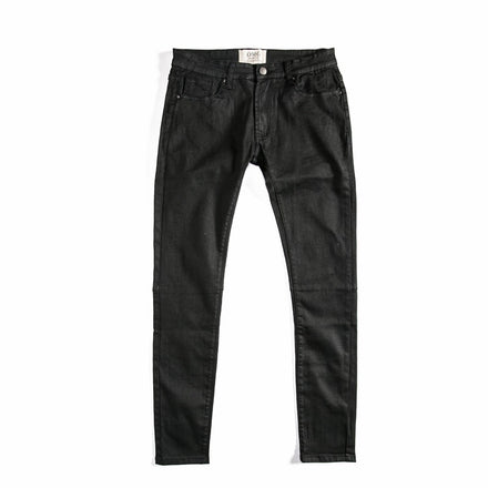 Retro stereo straight wax pants