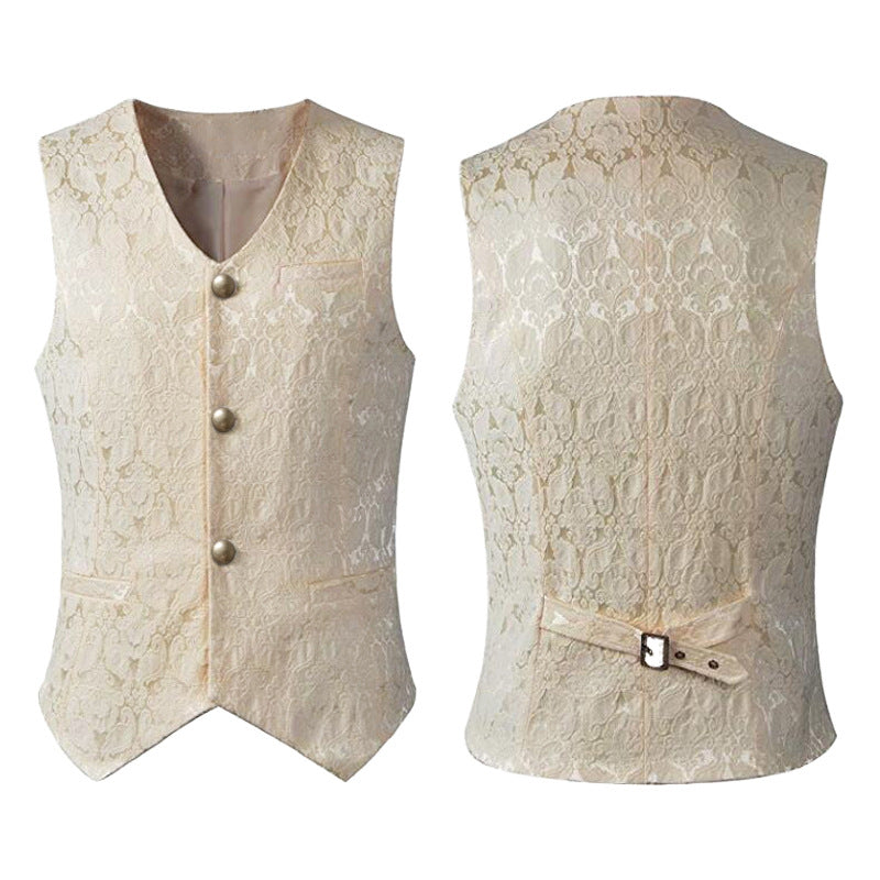 Men's Medieval Clothing Retro Short Vest