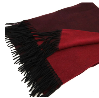 Men's cashmere scarf virgin woollen popular wild solid color warm thick scarf monochrome shawl