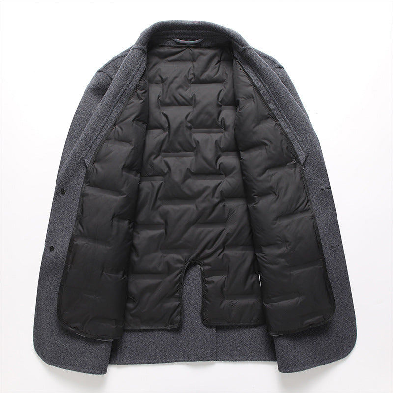 Men's Thickened Warm Double-sided Woolen coat