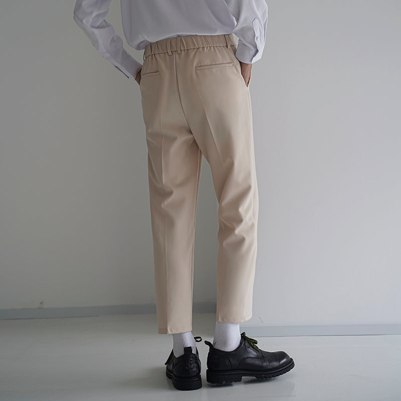 Mens Loose-fitting Casual Straight Nine-quarter Pants