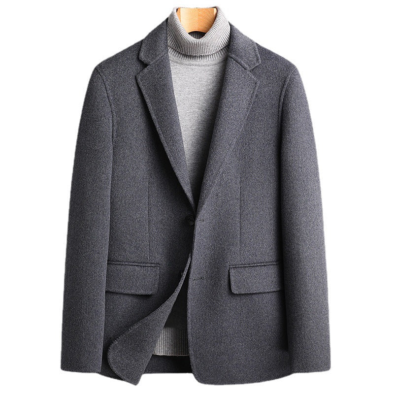 Men's Thickened Warm Double-sided Woolen coat