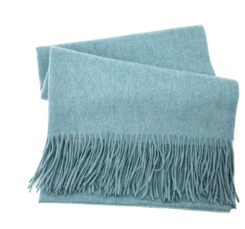 Men's cashmere scarf virgin woollen popular wild solid color warm thick scarf monochrome shawl