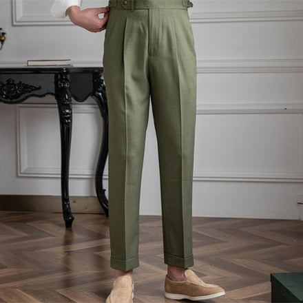 Breathable Thin Retro High-waisted Casual Pants