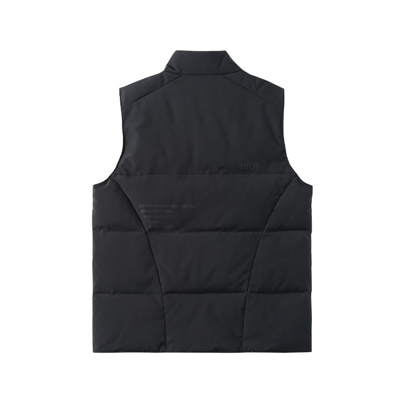 Men's Waistcoat With Big Pockets Loose Sleeveless Vest